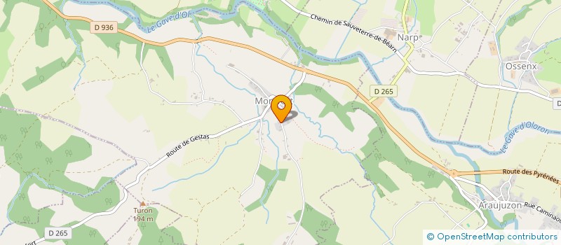 localisation de l'entreprise MONSIEUR FRANCK LAMISCARRE  MONTFORT