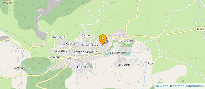 localisation de l'entreprise MONSIEUR FRANCK LANCON  LACAUNE