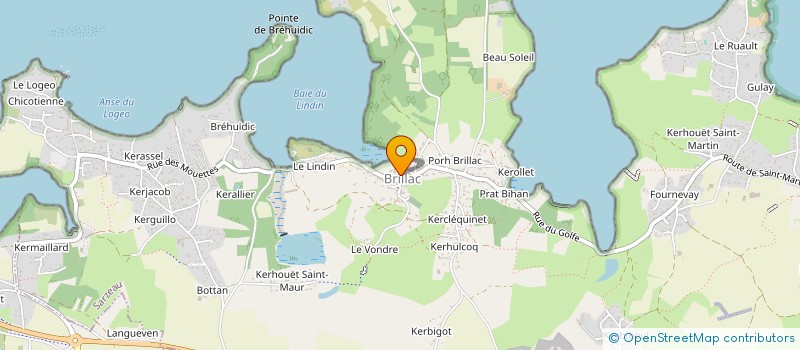 localisation de l'entreprise MONSIEUR FRANCK LANGEVIN  SARZEAU