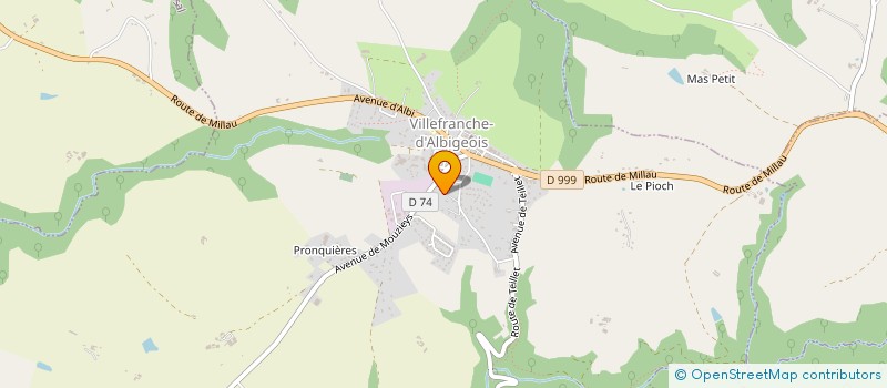 localisation de l'entreprise MONSIEUR FRANCK LAPAUW  VILLEFRANCHE-D'ALBIGEOIS