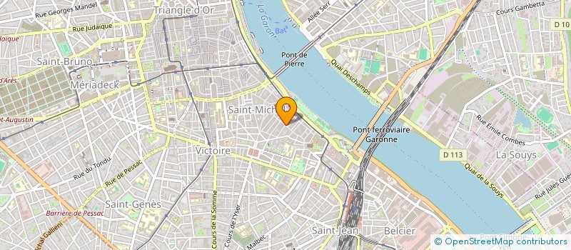 localisation de l'entreprise MONSIEUR FRANCK LAPLAINE  BORDEAUX