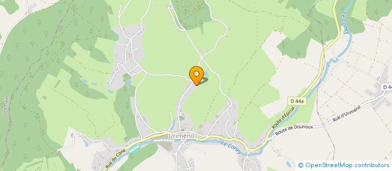 localisation de l'entreprise MONSIEUR FRANCK LARCHER  URIMENIL
