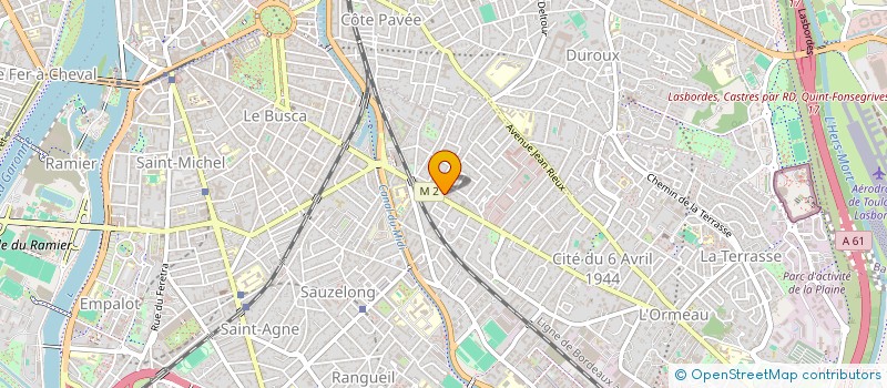 localisation de l'entreprise MONSIEUR FRANCK LAROSA à TOULOUSE