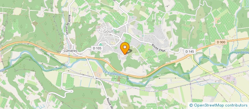 localisation de l'entreprise MONSIEUR FRANCK LARTIGUE  GOULT