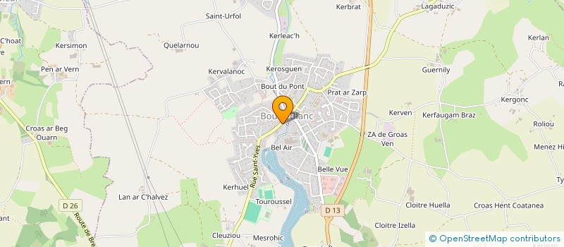 localisation de l'entreprise MONSIEUR FRANCK LASGI à BOURG-BLANC