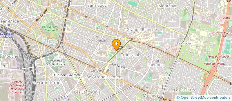 localisation de l'entreprise MONSIEUR FRANCK LASSABLIERE  LYON