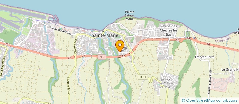localisation de l'entreprise MONSIEUR FRANCK LATCHOUMANINCHETTY à SAINTE-MARIE