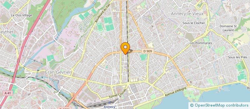 localisation de l'entreprise MONSIEUR FRANCK LATHUILLERE  ANNECY