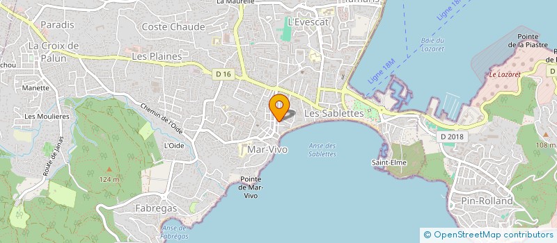 localisation de l'entreprise MONSIEUR FRANCK LAUDE  LA SEYNE-SUR-MER