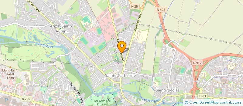 localisation de l'entreprise MONSIEUR FRANCK LAUGERY  SAINTE-CATHERINE