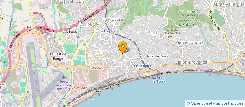 localisation de l'entreprise MONSIEUR FRANCK LAURENT à CANNES