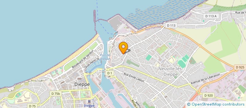 localisation de l'entreprise MONSIEUR FRANCK LAVERDURE  DIEPPE