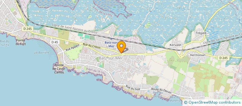 localisation de l'entreprise MONSIEUR FRANCK LAVOIPIERRE  BATZ-SUR-MER