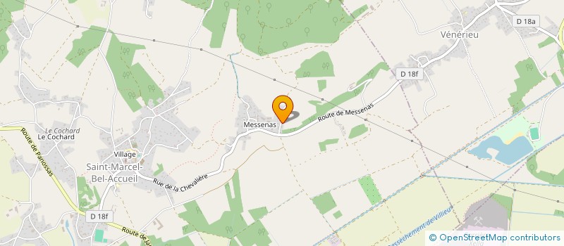 localisation de l'entreprise MONSIEUR FRANCK LE BIAVANT  SAINT-MARCEL-BEL-ACCUEIL