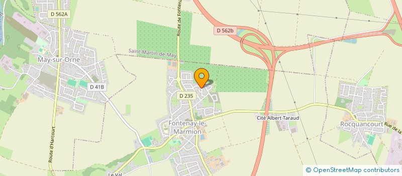 localisation de l'entreprise MONSIEUR FRANCK LE BIGOT  FONTENAY-LE-MARMION