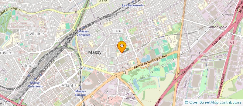 localisation de l'entreprise MONSIEUR FRANCK LE CHEVREL  MASSY