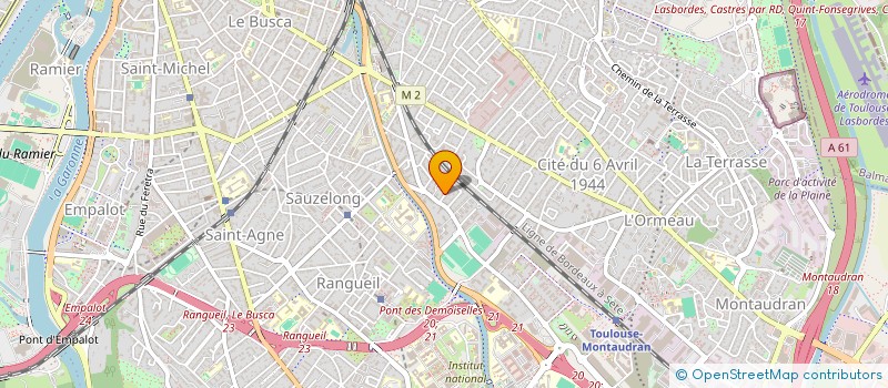 localisation de l'entreprise MONSIEUR FRANCK LE FLECHER à TOULOUSE