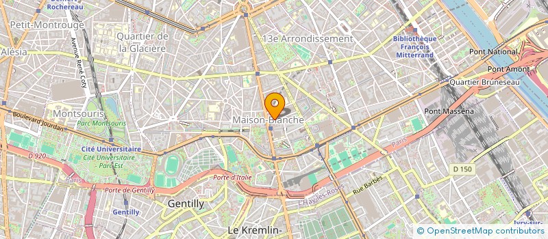 localisation de l'entreprise MONSIEUR FRANCK LE GAC  PARIS