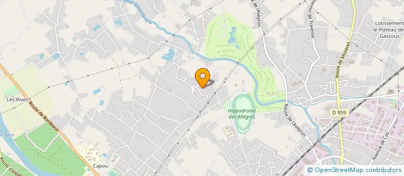 localisation de l'entreprise MONSIEUR FRANCK LE GALLIC à MONTAUBAN