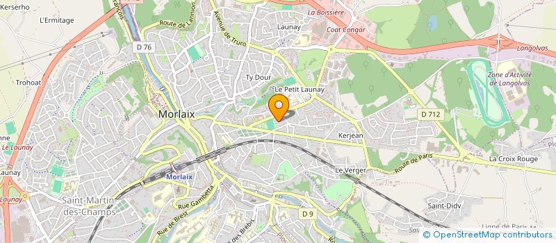 localisation de l'entreprise MONSIEUR FRANCK LE MOAL à MORLAIX