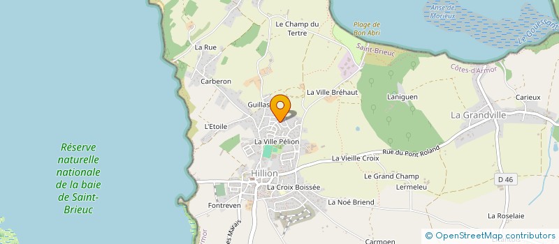 localisation de l'entreprise MONSIEUR FRANCK LE NAOUR à YFFINIAC