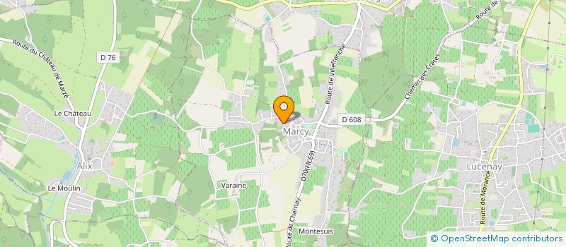 localisation de l'entreprise MONSIEUR FRANCK LE ROUX à MARCY