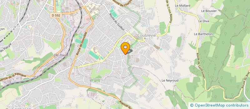 localisation de l'entreprise MONSIEUR FRANCK LE SAOUT  COUBLEVIE