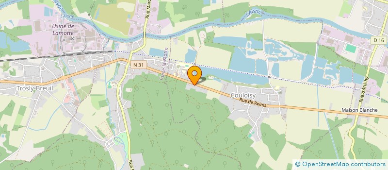 localisation de l'entreprise MONSIEUR FRANCK LE VEUZIT  JAULZY