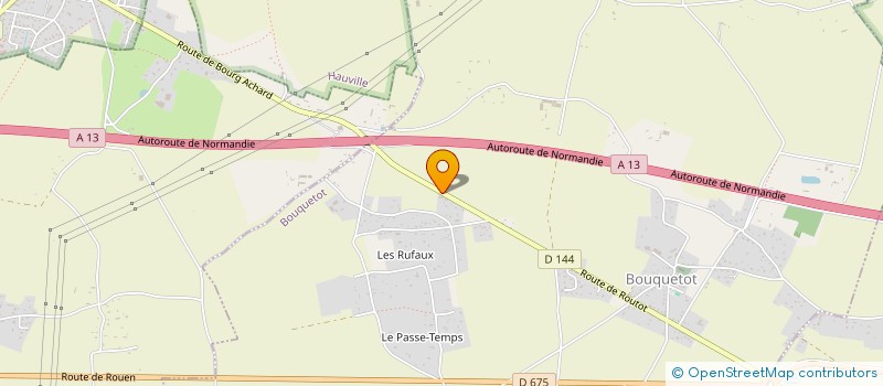 localisation de l'entreprise MONSIEUR FRANCK LEBELLOIS  BOUQUETOT