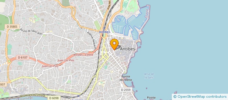 localisation de l'entreprise MONSIEUR FRANCK LEBLANC à ANTIBES