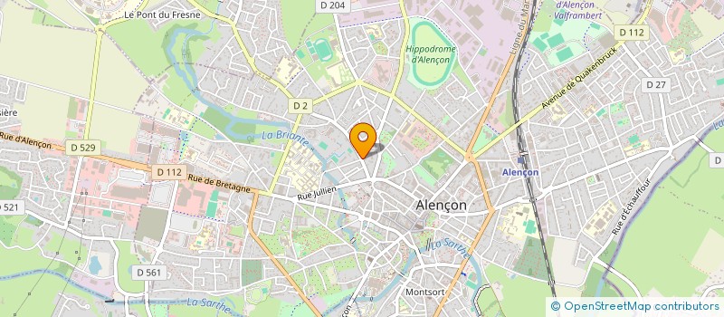 localisation de l'entreprise MONSIEUR FRANCK LEBLANC à ALENCON