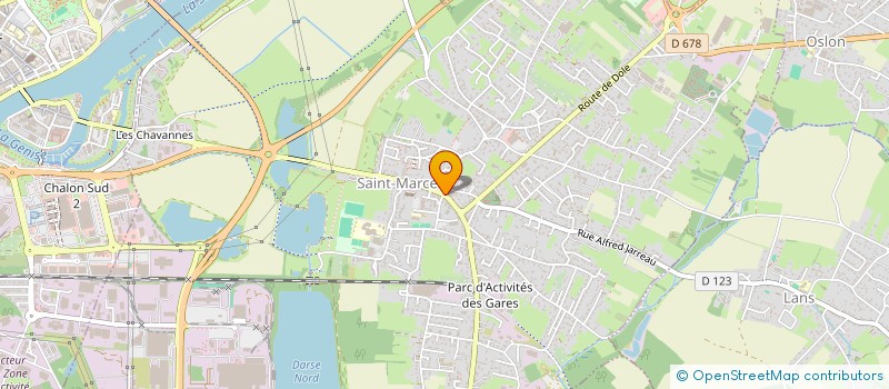 localisation de l'entreprise MONSIEUR FRANCK LEBRET  SAINT-MARCEL