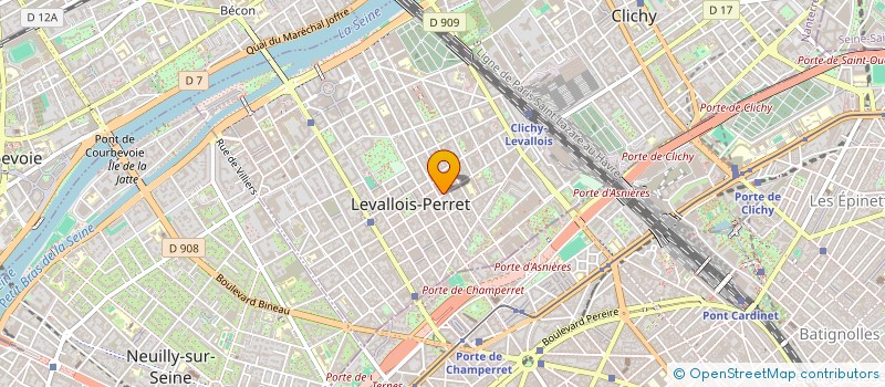 localisation de l'entreprise MONSIEUR FRANCK LEBRETON à LEVALLOIS-PERRET