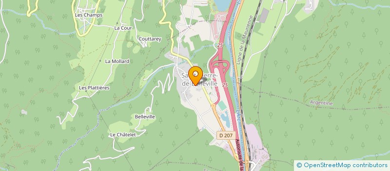 localisation de l'entreprise MONSIEUR FRANCK LEBRUN à SAINT-ALBAN-DES-HURTIERES