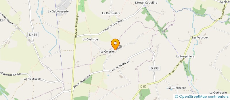 localisation de l'entreprise MONSIEUR FRANCK LECHEVALIER  MONTHUCHON