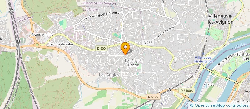 localisation de l'entreprise MONSIEUR FRANCK LECLERC  LES ANGLES