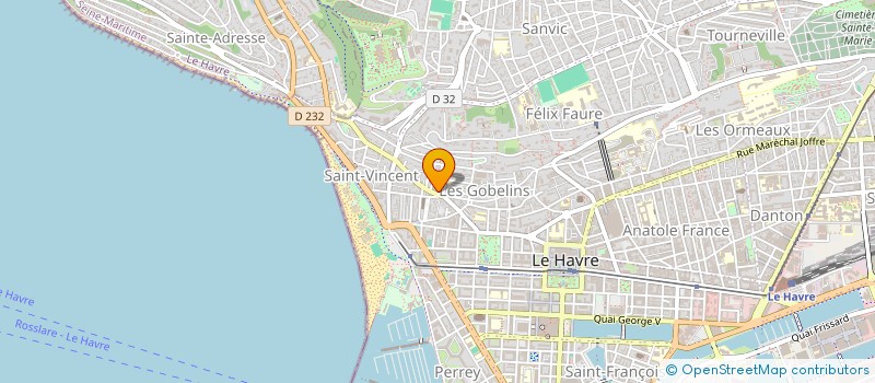 localisation de l'entreprise MONSIEUR FRANCK LECLERE GROSJEAN à LE HAVRE