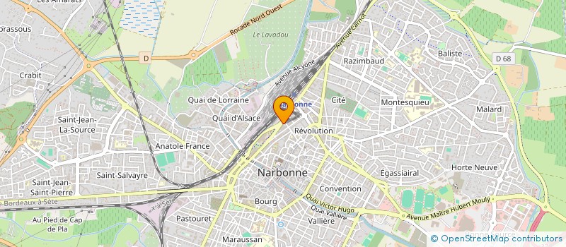 localisation de l'entreprise MONSIEUR FRANCK LECOCHE  NARBONNE