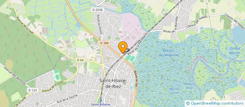 localisation de l'entreprise MONSIEUR FRANCK LECOLLAIRE à SAINT-HILAIRE-DE-RIEZ