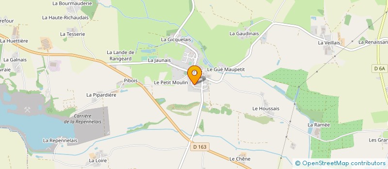localisation de l'entreprise MONSIEUR FRANCK LECUGY à VALLONS-DE-L'ERDRE