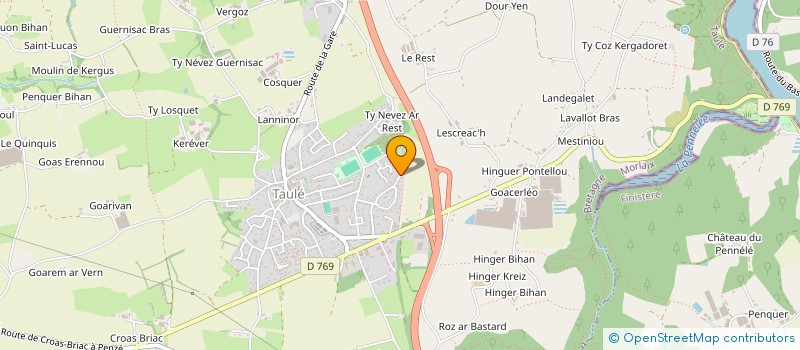 localisation de l'entreprise MONSIEUR FRANCK LECUYER à TAULE