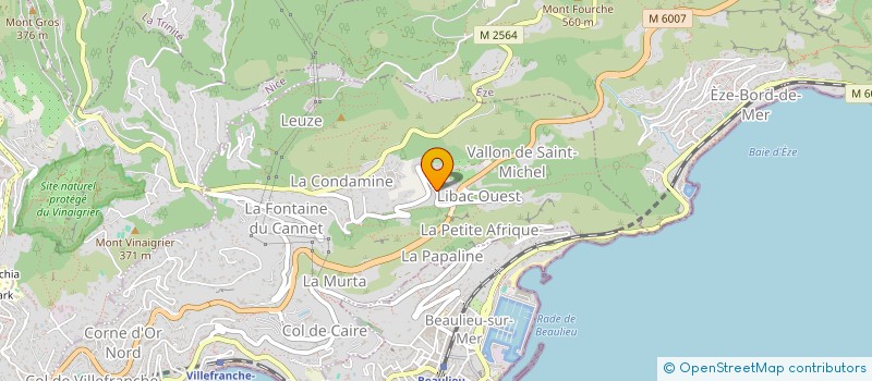 localisation de l'entreprise MONSIEUR FRANCK LEDEUX à VILLEFRANCHE-SUR-MER