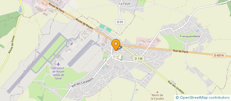 localisation de l'entreprise MONSIEUR FRANCK LEDOYEN  BOOS