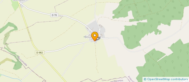 localisation de l'entreprise MONSIEUR FRANCK LEDRU  BOUCONVILLE