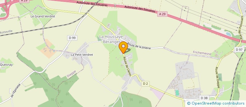 localisation de l'entreprise MONSIEUR FRANCK LEFAIVRE  LA HOUSSAYE-BERANGER