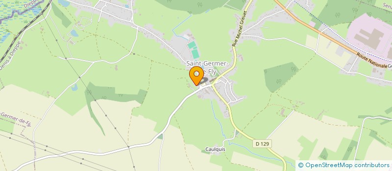 localisation de l'entreprise MONSIEUR FRANCK LEFEVERE  SAINT-GERMER-DE-FLY