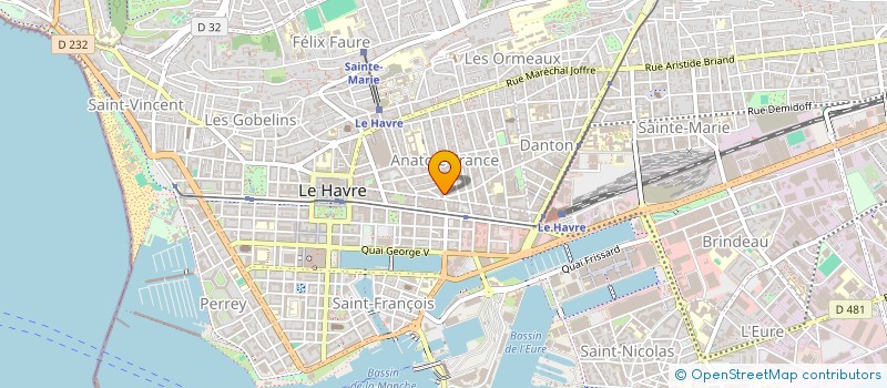 localisation de l'entreprise MONSIEUR FRANCK LEFEVRE à LE HAVRE