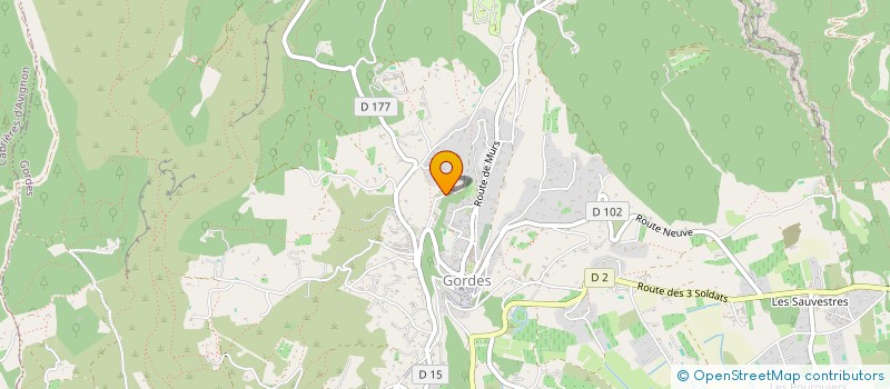 localisation de l'entreprise MONSIEUR FRANCK LEFEVRE  GORDES