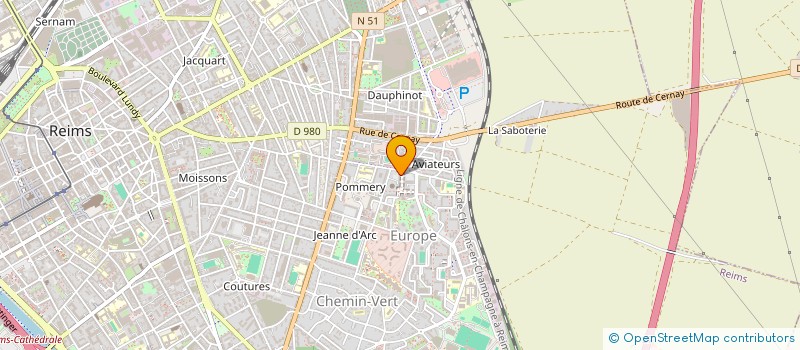 localisation de l'entreprise MONSIEUR FRANCK LEFEVRE à REIMS