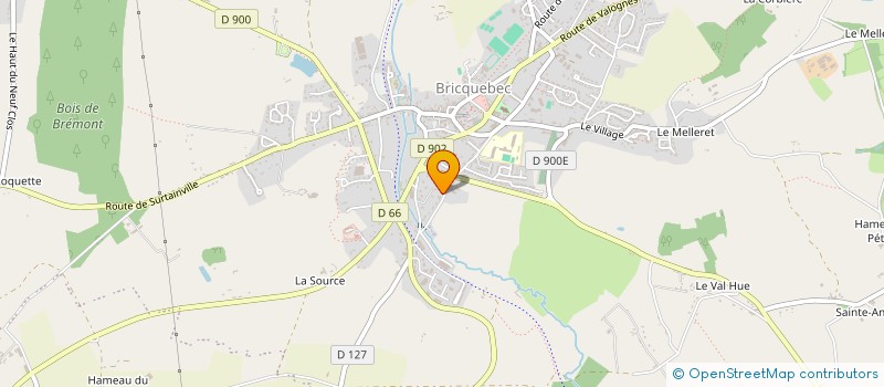 localisation de l'entreprise MONSIEUR FRANCK LEFLAMAND  BRICQUEBEC-EN-COTENTIN